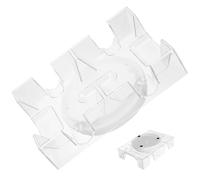 LALADEFIEE Support Rotatif de Cartes à Jouer en Plastique Solide Plateau Antidérapant Capacité pour 2 Jeux de Poker Design Compact 360° pour Rangement Pratique et Utilisation Facile