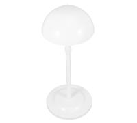 LALADEFIEE Support Télescopique pour Postiche et Chapeaux Réutilisable en Plastique Blanc, Présentoir de Bureau Ajustable, pour Magasins et Centres Commerciaux, Support Portable Polyvalent