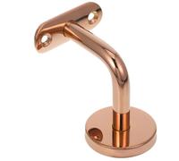 LALADEFIEE Supports Pivotants Muraux pour Main Courante en Acier Inoxydable 304, Finition Acier Rose Poli, Accessoires pour Rampe d'Escalier Intérieur, Lot de Pièces pour Installation
