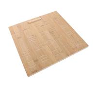 LALADEFIEE Tableau D’Écriture Double Face en Bambou pour Garçon et Filles - Planche de Traçage Réutilisable Rainures - Outil D’Entraînement Préscolaire pour Motricité Fine et Apprentissage