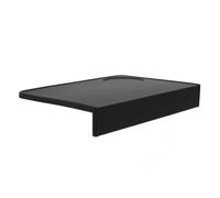 LALADEFIEE Tapis en Silicone Noir Antidérapant pour Café Tamper, Tapis de Comptoir Stable et Polyvalent pour Station de Café Espresso