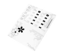 LALADEFIEE Tapis Entraînement Pour Manucure Matériel Pratique Pour Art Et Apprentissage Techniques De Nail Art