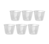 LALADEFIEE Tasses à Riz Lot de 6 en Plastique Transparent 160 Ml Faciles à Nettoyer Empilables pour Cuisson Précise et Accessoires pour Cuiseur à Riz