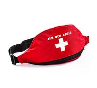 LALADEFIEE Trousse de Secours Portable Étanche Nylon avec Ceinture Pochette Urgence Compact pour Activités Extérieures comme Kayak Voile Randonnée et Camping