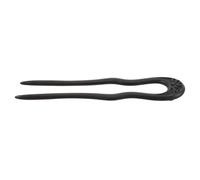 LALADEFIEE U-shape Wooden Hair Stick Double Prong Hair Fork For Bun With Traditional Chinese Modern Minimalist Design