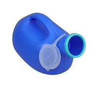 LALADEFIEE Urinoir Homme Portable avec Couvercle Bleu Bouteille Urine Légère et Facile à Nettoyer pour Voyage Camping et Usage