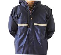 LALADEFIEE Veste De Travail Anti-électrostatique Imperméable Une Pièce Pour Professionnels Manteau De Pluie Multifonction Bleu Foncé Vêtement Pluie Homme Adapté Aux Conditions Difficiles
