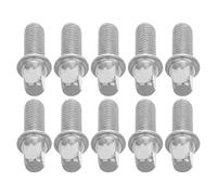 LALADEFIEE Vis à Tambour M6 X 15 Mm, 10 Pièces, Vis de Percussion en Métal, Fixation Fiable pour Batterie Électronique et Caisse Claire, Accessoires de Montage pour Batterie et Percussions,