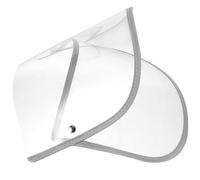 LALADEFIEE Visière De Casquette Transparente Protection Faciale Remplaçable Pour Poncho De Pluie Visière De Chapeau Imperméable