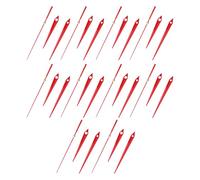 LALAFINA 10 Ensembles D'aiguilles Rouges pour Mécanisme Horloge Murale, Aiguilles en Aluminium Légères et Design Simple, pour Horloges Artisanales et Usage Personnel