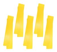 LALAFINA 10 Pièces Marqueurs de Sol Droits Jaunes en PVC