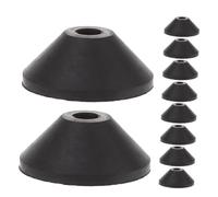 LALAFINA 10 pièces Rondelles Caoutchouc Coniques pour Boulons de Siège de Toilette Anneaux Étanches pour Réparation de Réservoir Eau Kit de Remplacement de Vis pour Cuvette de Toilette