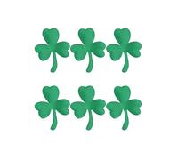 LALAFINA 100 Écussons Trèfle Vert Autocollants en Tissu pour Couture Diy, 100pcs Patchs Précis Couture pour Jupe et Paquet, Décoration Murale