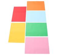LALAFINA 100 Feuilles Papier Couleur Compatible Imprimantes Électrostatiques, Facile à Plier, 100 Feuilles Papier Cartonné Épais pour Affichage et Production en Masse