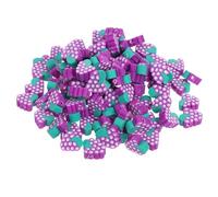 LALAFINA 100 pièces Perles Intercalaires Raisin Argile Polymère pour Fabrication de Bijoux DIY Bracelets Colliers Accessoires Créatifs
