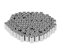 LALAFINA 100pcs Manchons en Acier Inoxydable pour Tuyaux Haute Pression, Accessoires de Raccord Hydraulique, Gaine Résistante pour Applications Industrielles et Systèmes Hydrauliques