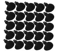LALAFINA 100pièces Lot de Nez De Ours Peluche Mini Accessoires De Nez Plastique De Lapin pour Animal De Peluche Sécurité Crochet