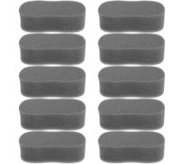LALAFINA 10pcs Éponge à Cheveux Noire pour Salon de Coiffure, Brosse de Rasage Confortable et Facile à Utiliser pour Coiffeurs Professionnels