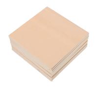LALAFINA 10pièces Panneaux Bois Non Pour Bricolage Feuilles De Contreplaqué Tilleul Pour Projets Artisanaux Pour Pyrogravure Et Modélisation Architecturale