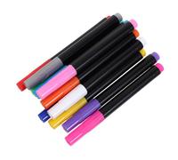 LALAFINA 12 Pièces Marqueurs LED Effaçables en PC 12 Couleurs Fluo Néon | Stylos Portables Faciles à Effacer, Adaptés pour Verre et Tableaux LED, Usage Marchés Nocturnes et Ateliers