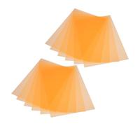 LALAFINA 12pcs Feuilles Filtrantes en PVC Orange pour Projets D'éclairage, Portable et Fiable, Diffuseur de Lumière LED pour Fêtes et Studios Photo