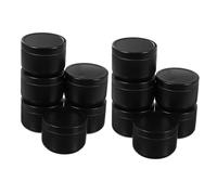 LALAFINA 12pièces Lot De Pots à Bougies Fer Boîtes De Rangement Pour Bougies Et Mises Scène