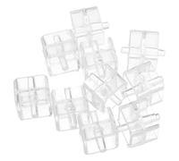 LALAFINA 14 Pièces Insert Plastique Transparent Compact Lame Intégrée, Remplacement Facile pour Distributeur de Ruban Adhésif pour Usage Scolaire et Domestique