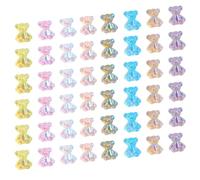 LALAFINA 160 Pièces Décorations pour Ongles en Résine Ours, Accessoires pour Nail Art Résistants et Difficiles à Rayer, Texture Délicate, pour Manucure Mode