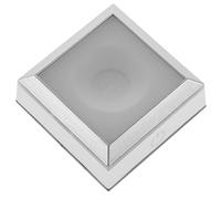 LALAFINA 1ensemble Lampe de Chevet Pyramide Cristal pour Décoration Lumineuse Intérieur Veilleuse Délicate et Ornement Lumineux pour Chambre et Salon Support Décoratif Élégant