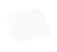 LALAFINA 2 Pièces Autocollant Mural Blanc pour Tableau Effaçable à Sec, Surface Large Réutilisable en Plastique, Autocollant Amovible pour Messages Familiaux et Dortoir