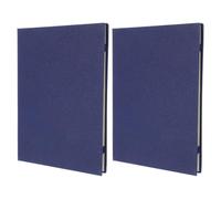 LALAFINA 2 Pièces Couverture de Diplôme, Pochette de Présentation de Diplôme Bleue Format Lettre, Papier, pour Certificats de Récompense, École et Bureau