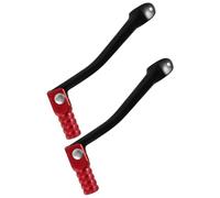 LALAFINA 2 Pièces Levier de Vitesse Surface Finement Sablée en Alliage D'aluminium pour Moto Améliore la Friction et Élimine les Erreurs de Changement pour Aventures Hors-piste