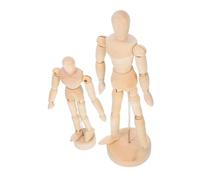 LALAFINA 2 Pièces Modèle Humain Portable avec Joints Bloquants Figure pour Still Life et Animation pour Projets Artistiques et Écoles Art