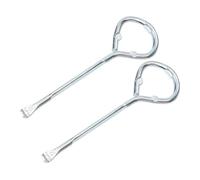 LALAFINA 2 pièces Ouvre Boîte Métallique Pratique Outil Ouverture de Couvercle pour Seaux de Peinture Durable et