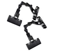 LALAFINA 2 Pièces Pince pour Bloc-Notes Double Tête en Plastique et Alliage Prise Ferme et Protection du Repli, pour Accessoires Dessin en Intérieur et Extérieur