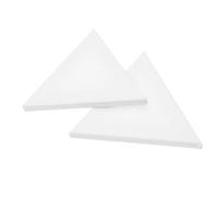 LALAFINA 2 pièces Planche à Dessin pour Peinture à Huile et Acrylique Panneau Toile Irrégulier Durable pour Étudiants et Amateurs Cadre Décoratif pour Création Artistique DIY Lot