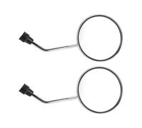 LALAFINA 2 Pièces Rétroviseurs de Miroirs Ronds Compatibles Gauche et Droite Accessoires Robustes Vintage de Vélo pour Guidon pour Cyclisme Extérieur