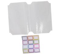 LALAFINA 20 pièces Couvre Autocollants Transparentes Protection Étanche pour Scolaires et Bandes Dessinées Format Petit Lot