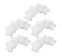 LALAFINA 20 Pièces Éponge de Piscine de Tortue, Absorbante, Blanche | Sponge Réutilisable, pour Huiles Solaires et Verre, Flotte en Usage Passif, Soin Spa et Bassin