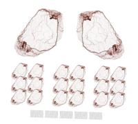LALAFINA 20 Pièces Filet à Cheveux Invisible pour Garçon et Filles et Danseuses, Maille Ultrafine Respirante, Maintien Ferme avec Épingles en Métal de U, pour Spectacles de Danse à L'école