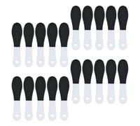 LALAFINA 20 Pièces Pied Double Côté Plastique Outil Exfoliant pour Peaux Dures et Callosités Dissolvant de Peau Morte pour Hommes et Femmes Râpe Pédicure pour Soins Quotidiens