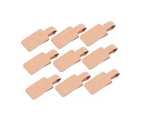 LALAFINA 200 Pièces Étiquettes Prix Adhésives Kraft Étiquettes Blanches pour Bijoux Colliers et Bracelets Affichage Pratiques pour Magasins et Bureaux