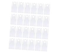 LALAFINA 200 pièces Transparent Kitchen Bib Aprons For Adults Disposable Sleeveless Aprons For Cooking Painting Housework And Outdoor Use