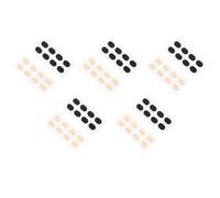 LALAFINA 20feuilles Coussinet Antidérapant Lunettes Éponge Eva Auto-adhésives Confortables et Durables Coussinets Nez pour Monture Roses Noirs