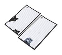 LALAFINA 2pièces Bloc-notes Autocollants Chat Mignon Papeterie Bureau Adhésive pour Organisation Fournitures Scolaires et Accessoires de Bureau pour Femmes et Garçon Fille