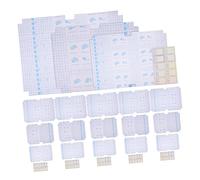 LALAFINA 3 Ensembles Couverture De Transparent Autocollante Ensemble Pour Protection De Manuels Scolaires Et À Usure Facile À Installer Pour Étudiants Et Écoles 30 Pièces * 3