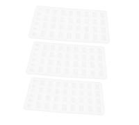 LALAFINA 3 Pièces Miniature Brick Mold Silicone For Diy Table Accessories Realistic Detailed Mini Bricks For Dollhouse And Architectural Models