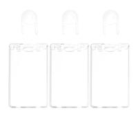 LALAFINA 3 Pièces Pochette pour Badge en PC Transparent, Protège-badge D'identification Vertical, pour Cartes Postales et Cartes de Visite, pour Médecins et Travailleurs