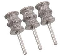 LALAFINA 3 Pièces Tête de Meulage pour Ongles pour Animaux, Embouts de Lime à Ongles pour Animaux, Têtes de Broyage Remplaçables, Corindon et Métal, pour Griffes de Chien et Chat, Soin