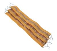 LALAFINA 3pcs Sangle de Rechange pour Chaise Longue Renforcée en Nylon Jaune, Bande Élastique Anti-Fissure pour Fauteuil Inclinable Pliable, pour Camping en Extérieur